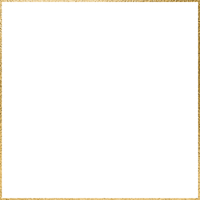 Gold square geometric frame